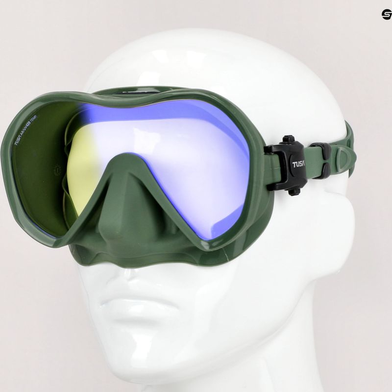 TUSA Zeense Pro Maschera subacquea verde 8