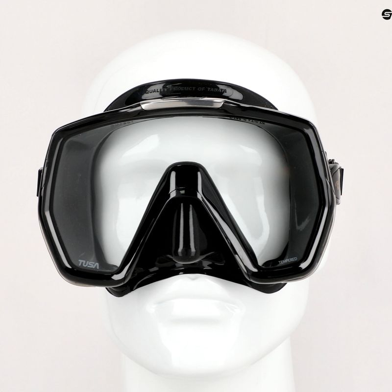 TUSA Freedom HD maschera subacquea nera/nera 5