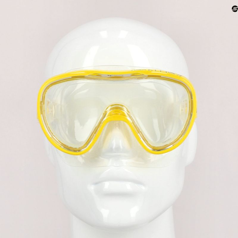 Maschera subacquea TUSA Kleio bianco/giallo 8