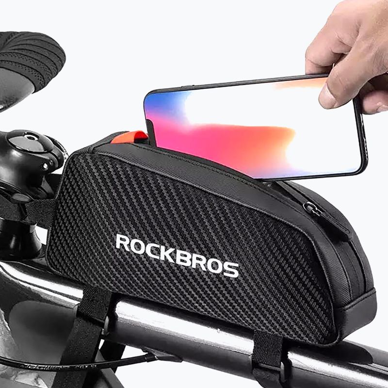 Borsa da bici per telaio Rockbros 039BK Bike Tube Bag 1 l black 9