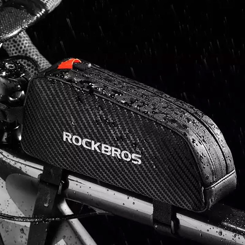 Borsa da bici per telaio Rockbros 039BK Bike Tube Bag 1 l black 10