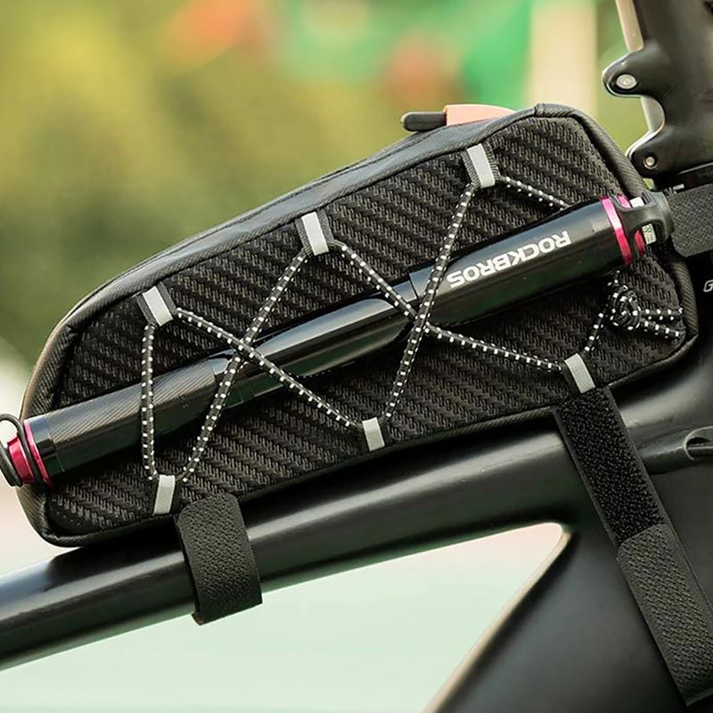 Borsa da bici per telaio Rockbros 039BK Bike Tube Bag 1 l black 12