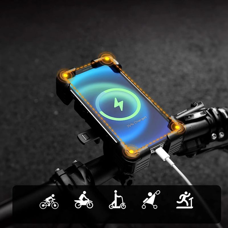 Supporto per cellulare da bici Rockbros 25210030001 Phone Holder black 5