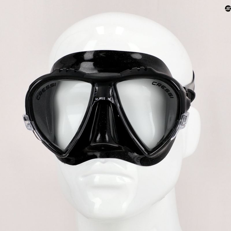 Maschera subacquea Cressi Matrix nero/nero 8