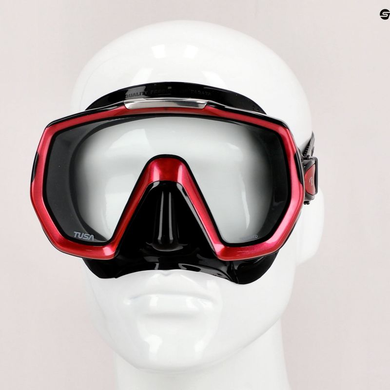 TUSA Freedom Elite maschera subacquea rosa/nera 7