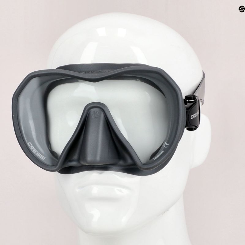 Maschera subacquea Cressi Z1 grafite/grafite 7