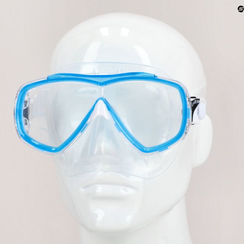 Maschera subacquea Cressi Estrella trasparente/acquamarina 7