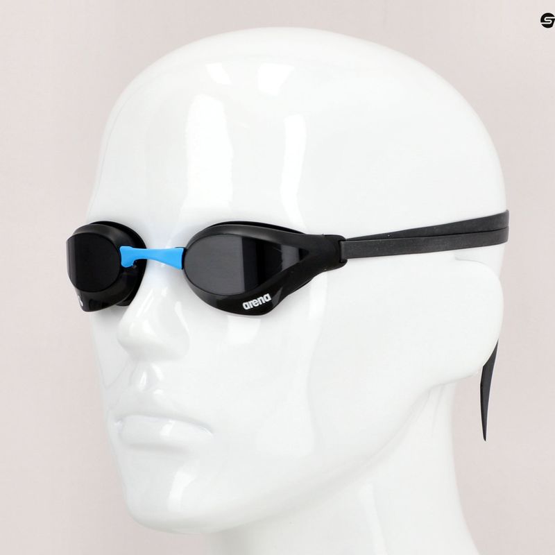 Occhiali da nuoto Arena Cobra Core fumo/nero/blu 9