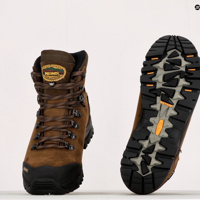 Stivali da trekking da uomo Meindl Kansas GTX marrone scuro 11