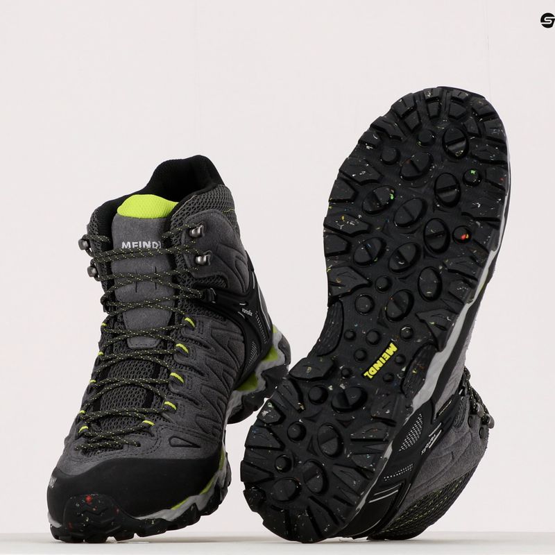 Scarpe da trekking da uomo Meindl Lite Hike GTX antracite/lime 9