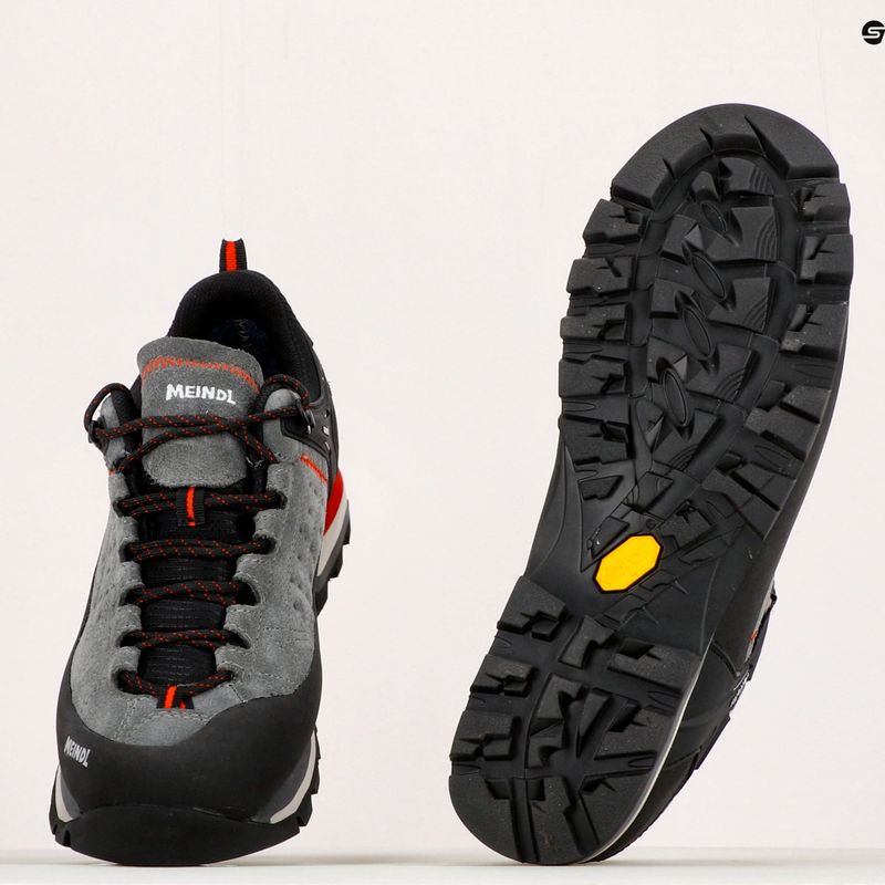 Scarpe da avvicinamento da uomo Meindl Literock GTX granito/rosso 9