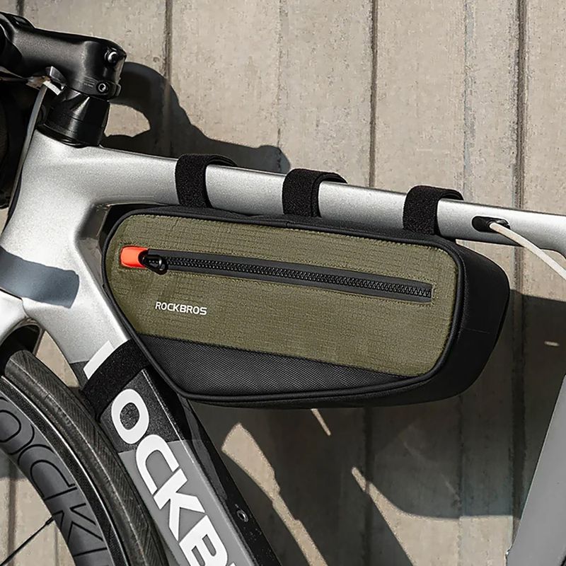 Borsa per telaio bici Rockbros 30120079 1,7 l verde/nero 4