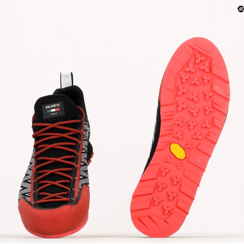 Dolomite Velocissima GTX scarpe da trekking da uomo grigio peltro/rosso fuoco 9