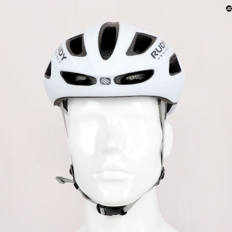 Casco da bici Rudy Project Strym bianco stealth opaco 9
