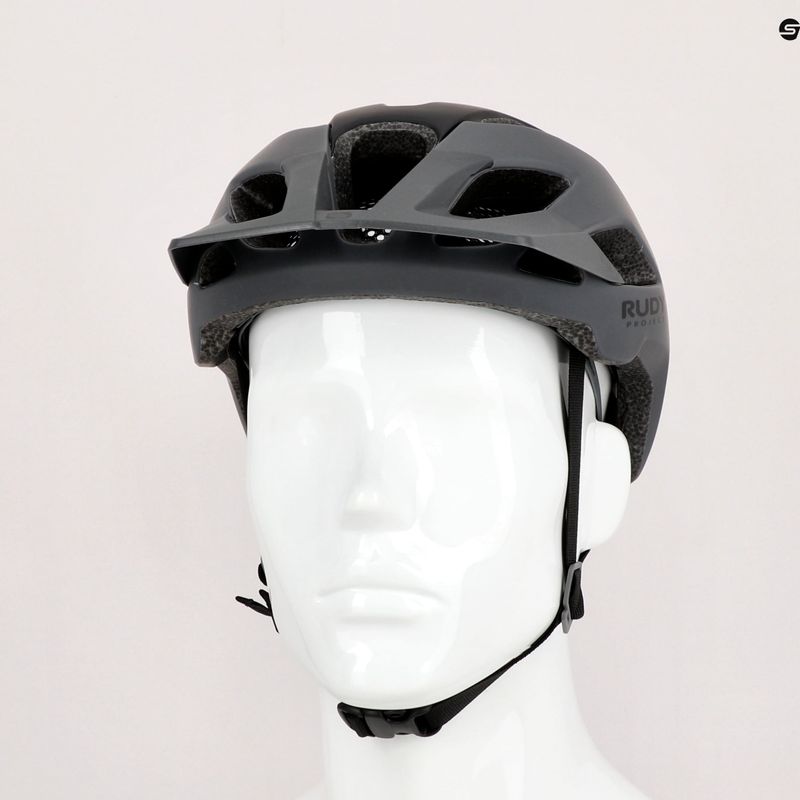 Casco da bici Rudy Project Crossway piombo/nero opaco 9