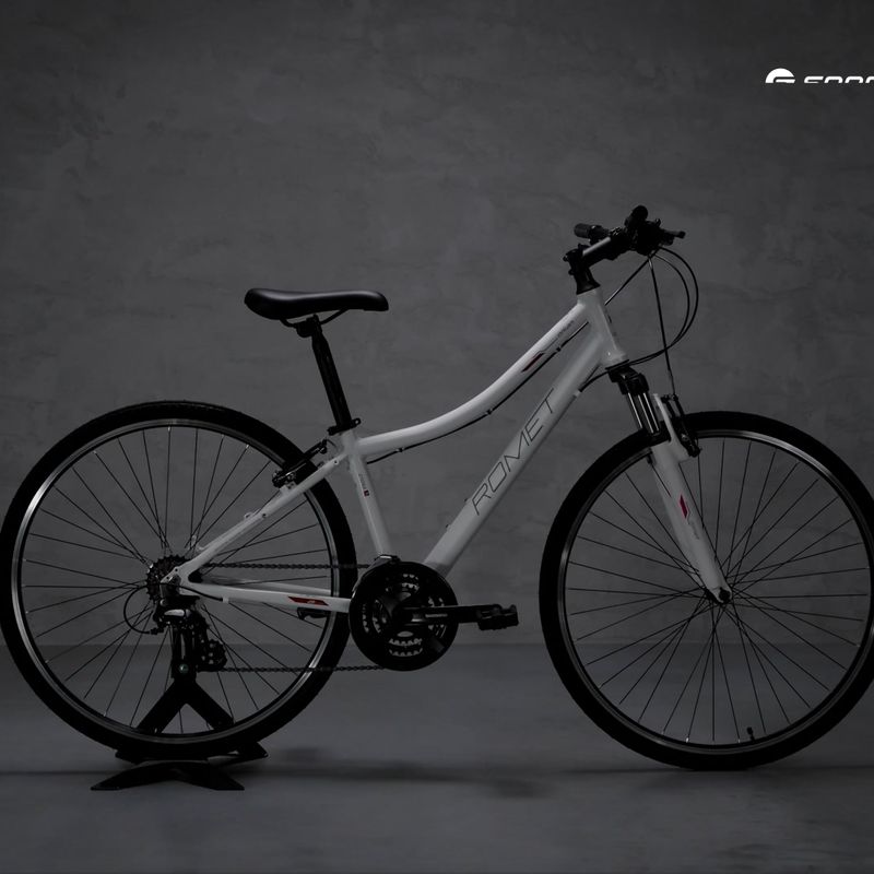 Bicicletta fitness da donna Romet Orkan D bianco/viola 14