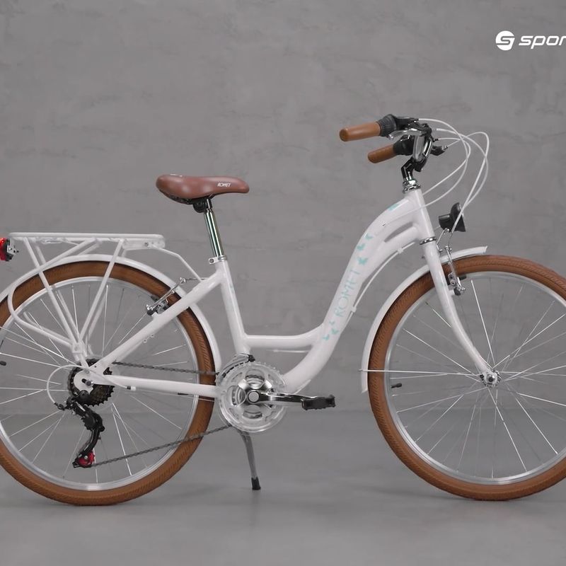 Bicicletta da bambino Romet Panda 1 bianco/blu 18