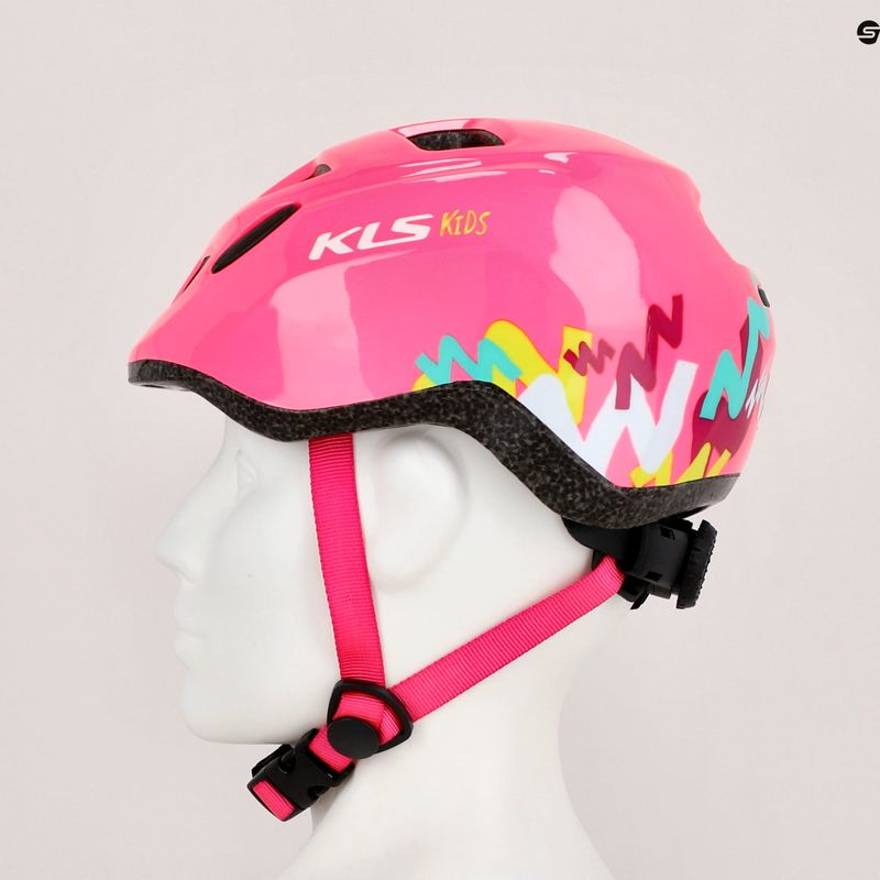 Casco da bici per bambini Kellys Zigzag 022 rosa 10