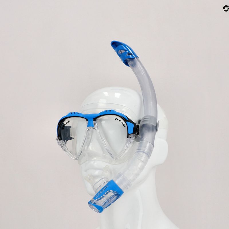 Set da immersione Cressi Matrix + Gamma clear/blue 8