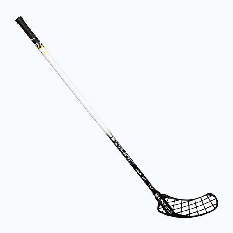 UNIHOC Sonic Top Light II 28 nero/bianco bastone da floorball per mancini 6