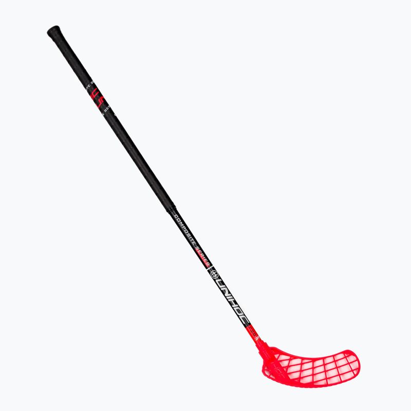 UNIHOC Sonic Composite 29 bastone da floorball per mancini nero/rosso