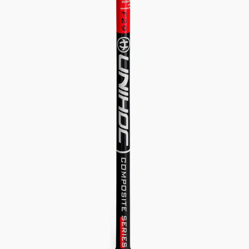 UNIHOC Sonic Composite 29 bastone da floorball per mancini nero/rosso 3