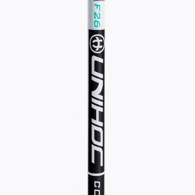 UNIHOC Iconic Composite 26 bianco/nero bastone da floorball per mancini 3