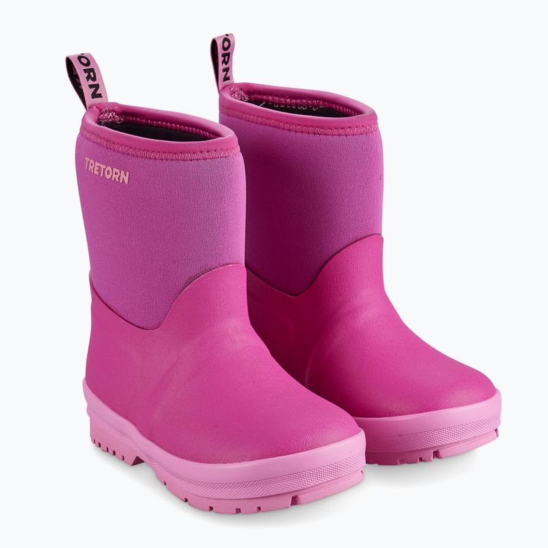 Tretorn Kuling, calzari da bambino in neoprene rosa 8