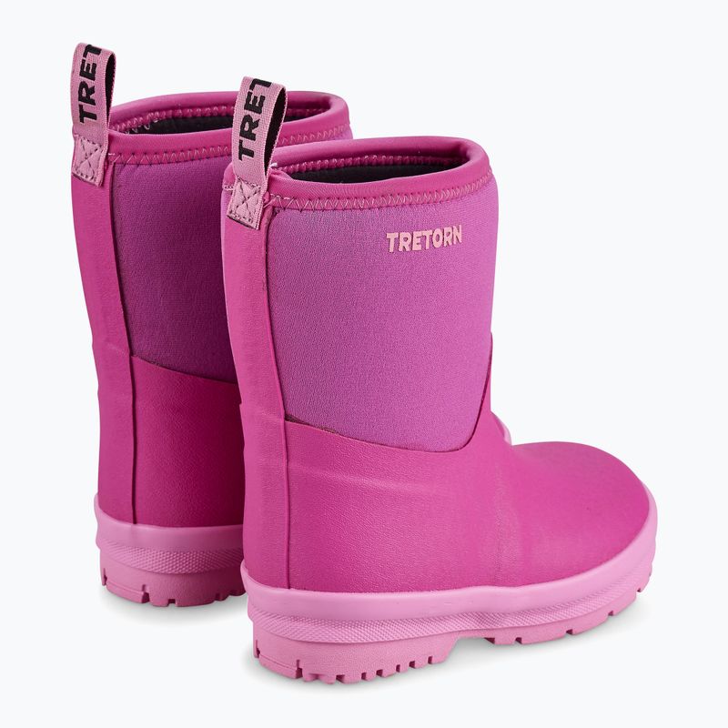 Tretorn Kuling, calzari da bambino in neoprene rosa 10