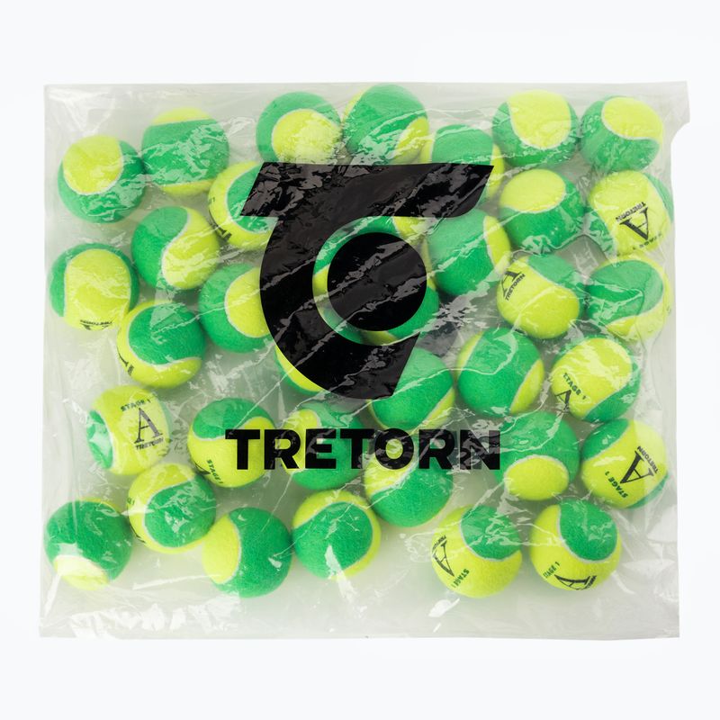 Palline da tennis Tretorn ST1 3T519 36 pezzi verde accademia