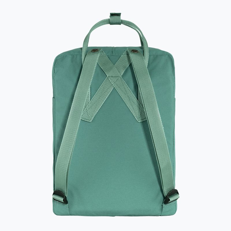 Zaino da escursionismo Fjällräven Kanken 16 l verde ghiaccio 3