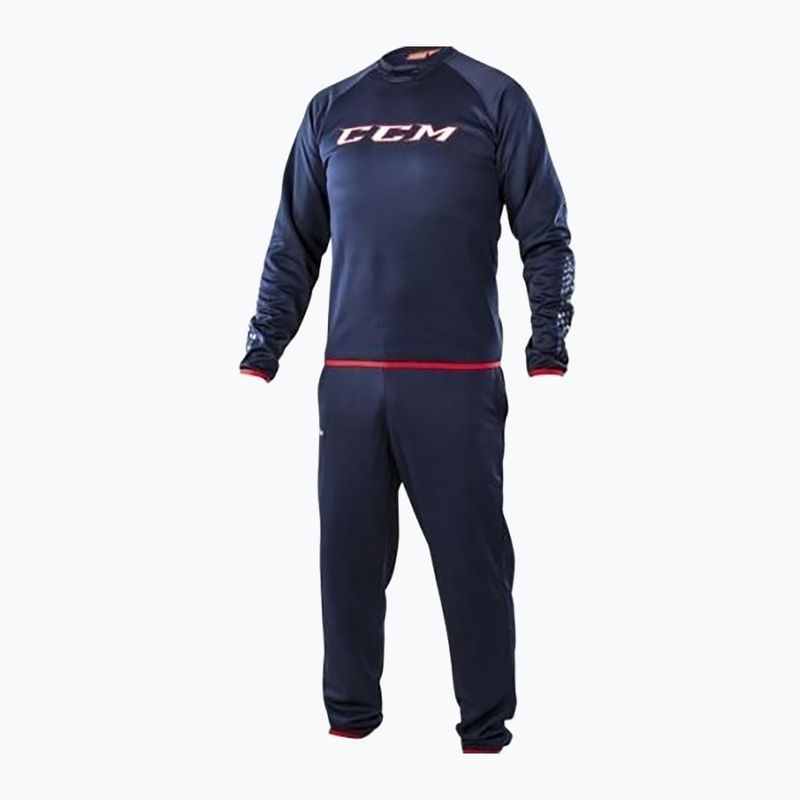 Tuta da ginnastica da bambino CCM Locker Suit JR navy 2