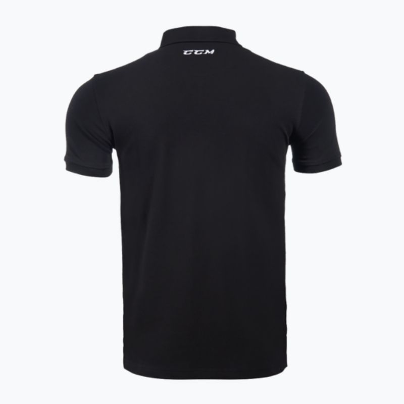 Maglietta CCM Polo SR uomo nero 2
