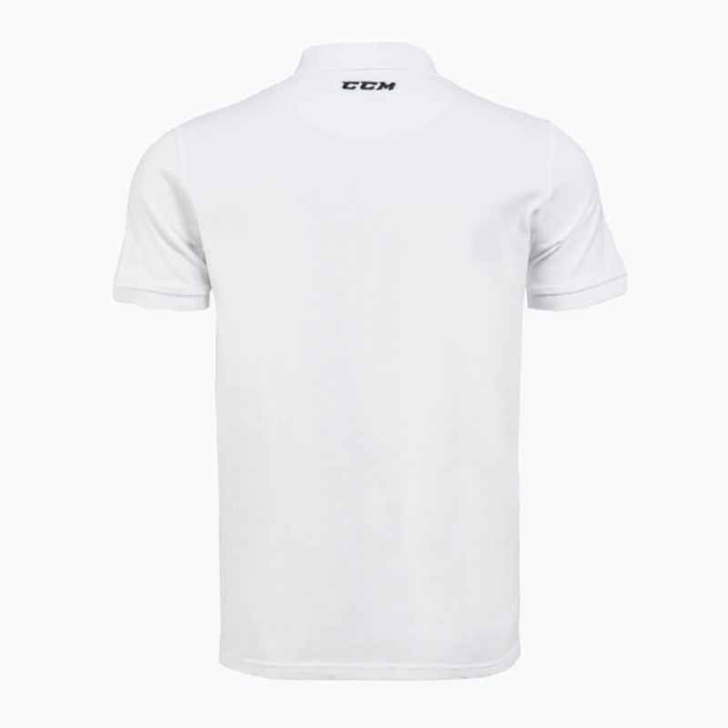 Maglietta CCM Polo SR uomo bianco 2
