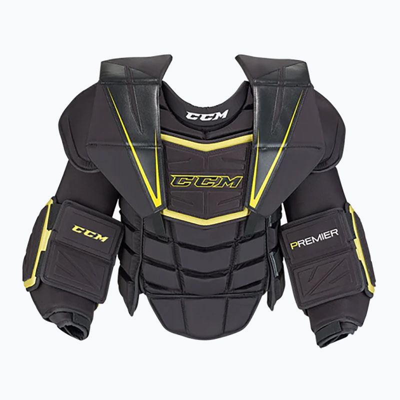 Gilet da portiere di hockey per bambini CCM Premier R1.5 JR nero