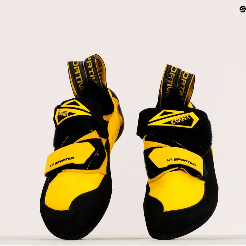 Scarpa da arrampicata La Sportiva Katana giallo/nero 9