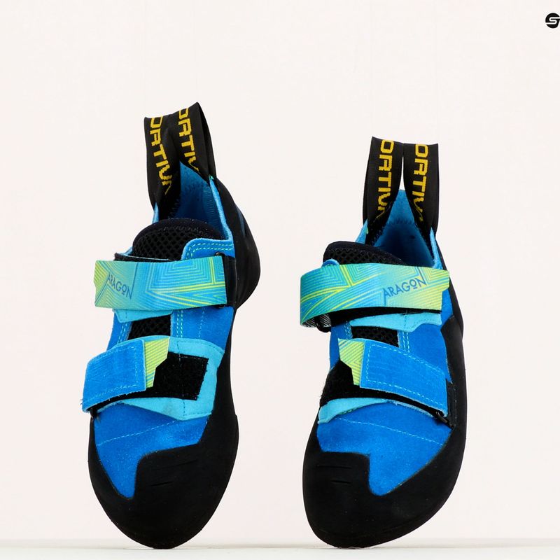 Scarpe da arrampicata La Sportiva uomo Aragon neptune citrus 10