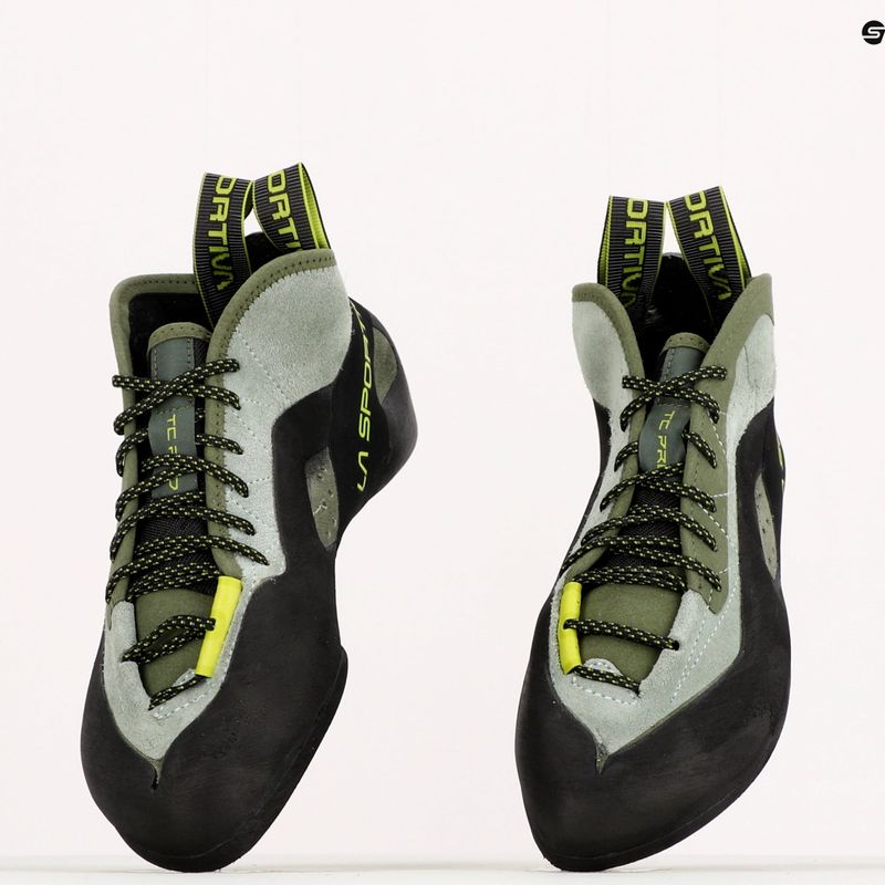Scarpa da arrampicata La Sportiva TC Pro olive da uomo 9