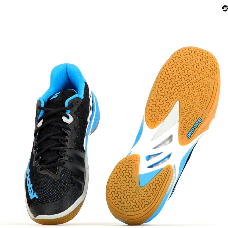 Scarpa da badminton da uomo Babolat 22 Shadow Tour nero/blu 10