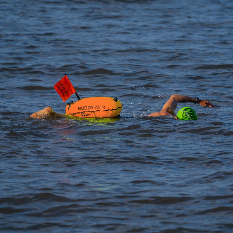 BuddySwim Sacco a secco con bandiera 28 l boa di assicurazione arancione 4