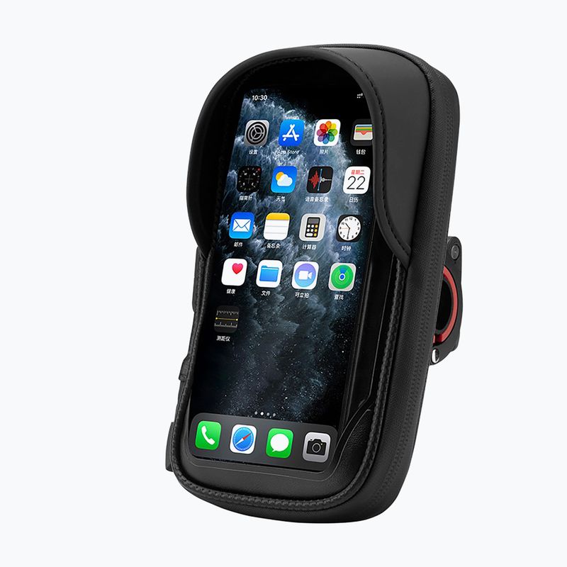 Borsa da manubrio per bicicletta Rockbros 301101770001 WP Bike Phone Bag for 6.7" black 2