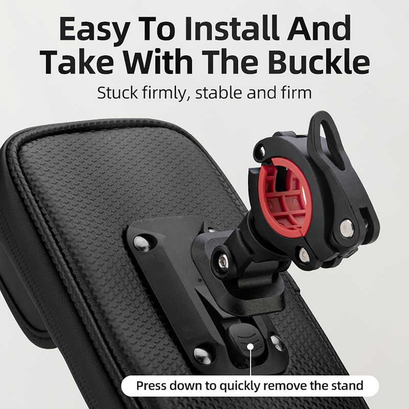 Borsa da manubrio per bicicletta Rockbros 301101770001 WP Bike Phone Bag for 6.7" black 4