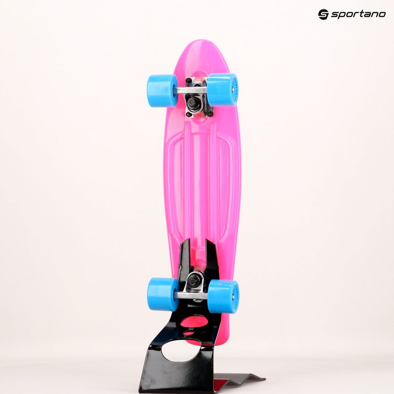 Meteor flip skateboard 23691 rosa neon/argento 10