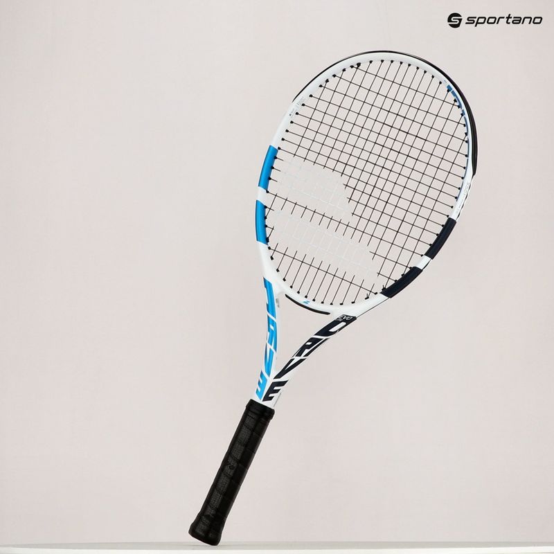 Racchetta da tennis da donna Babolat Evo Drive Lite bianco/blu 11