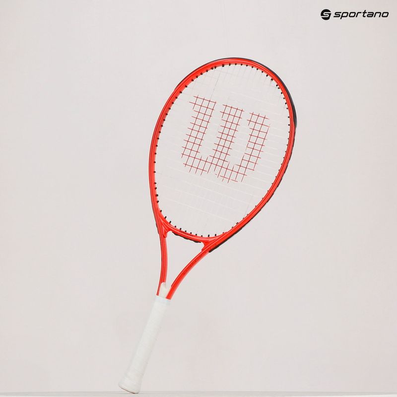 Racchetta da tennis Wilson per bambini Roger Federer 26 Half Cvr rosso WR054410H+ 8