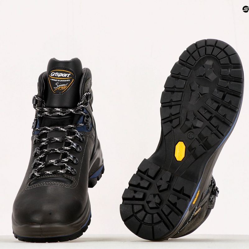 Stivali da trekking da uomo Grisport 12833D1G nero 11