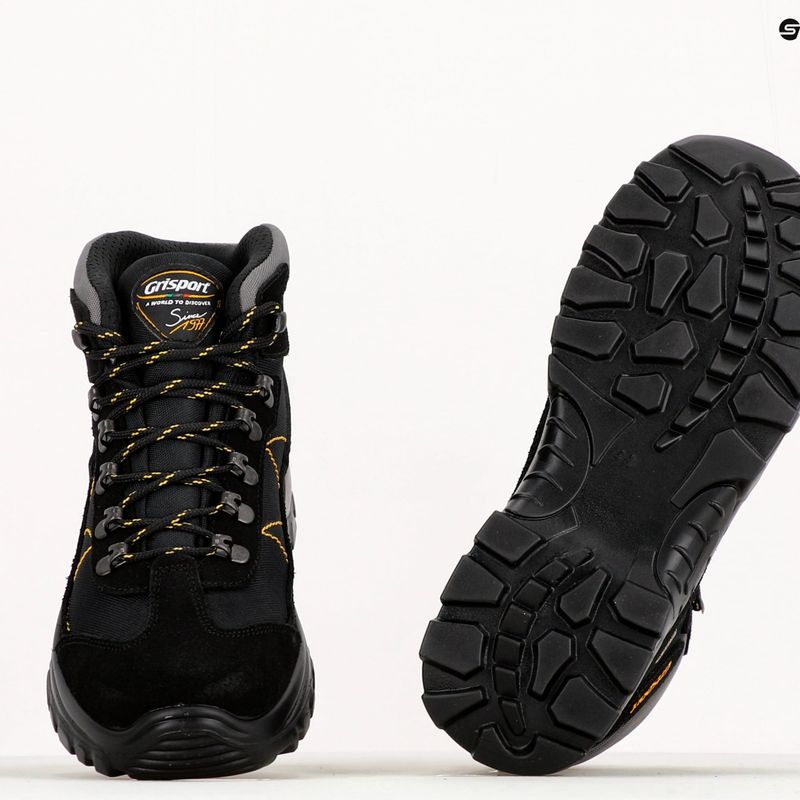 Scarponi da trekking Grisport da uomo 13362SV86G nero 11