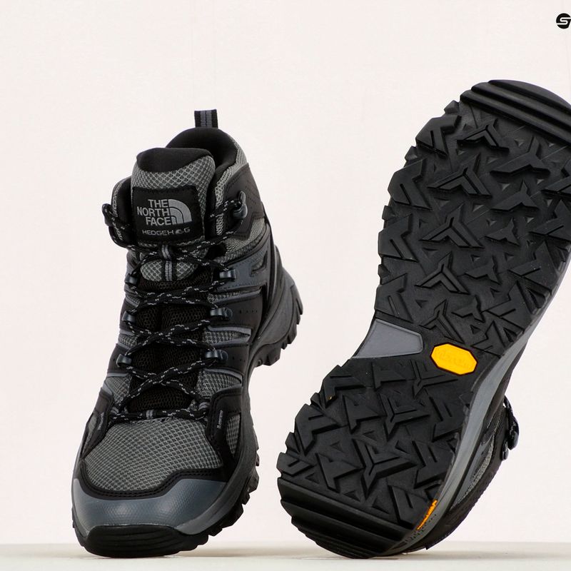 Scarponi da trekking da uomo The North Face Hedgehog Mid Futurelight nero/grigio zinco 9