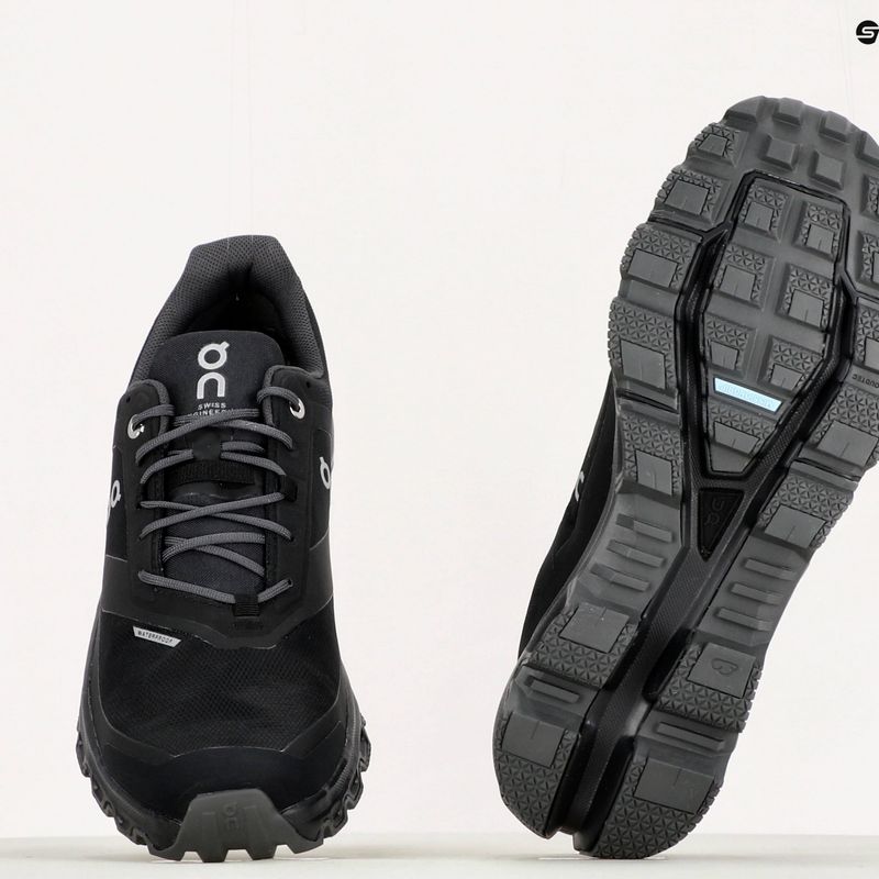 Uomo On Running Cloudventure Scarpe da corsa impermeabili nere 16