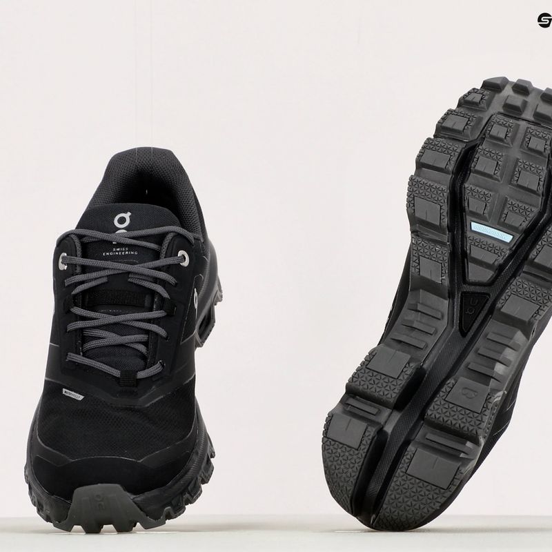 Scarpe da corsa da donna On Running Cloudventure Waterproof nero 13